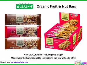 Taste of Nature - Organic Fruit & Nut Bars